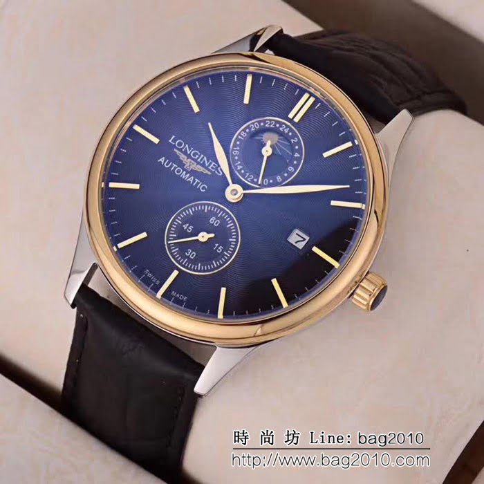 LONGINES浪琴 紳士風格 全自動機械精品男士腕表 WSS0641